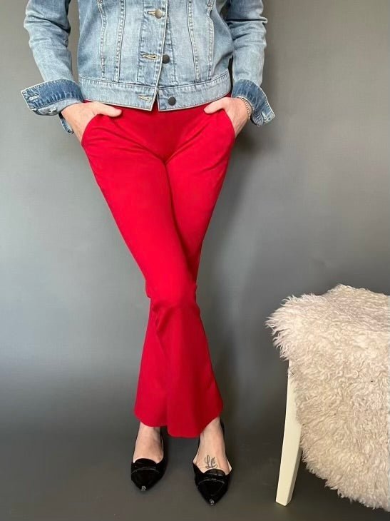 Red Kick Flares? Yes please! - Dotty