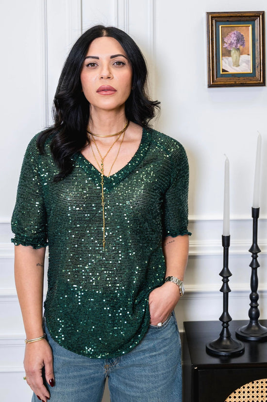The Sylvi Sequin Tee
