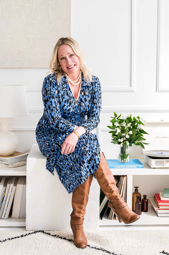Leopard Print Wrap Dress