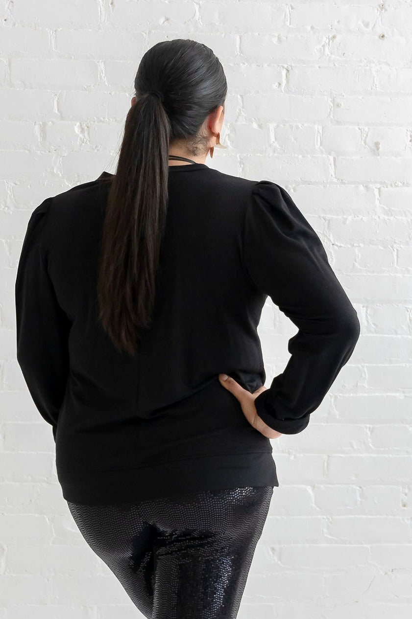 Black Sassy Sweatshirt