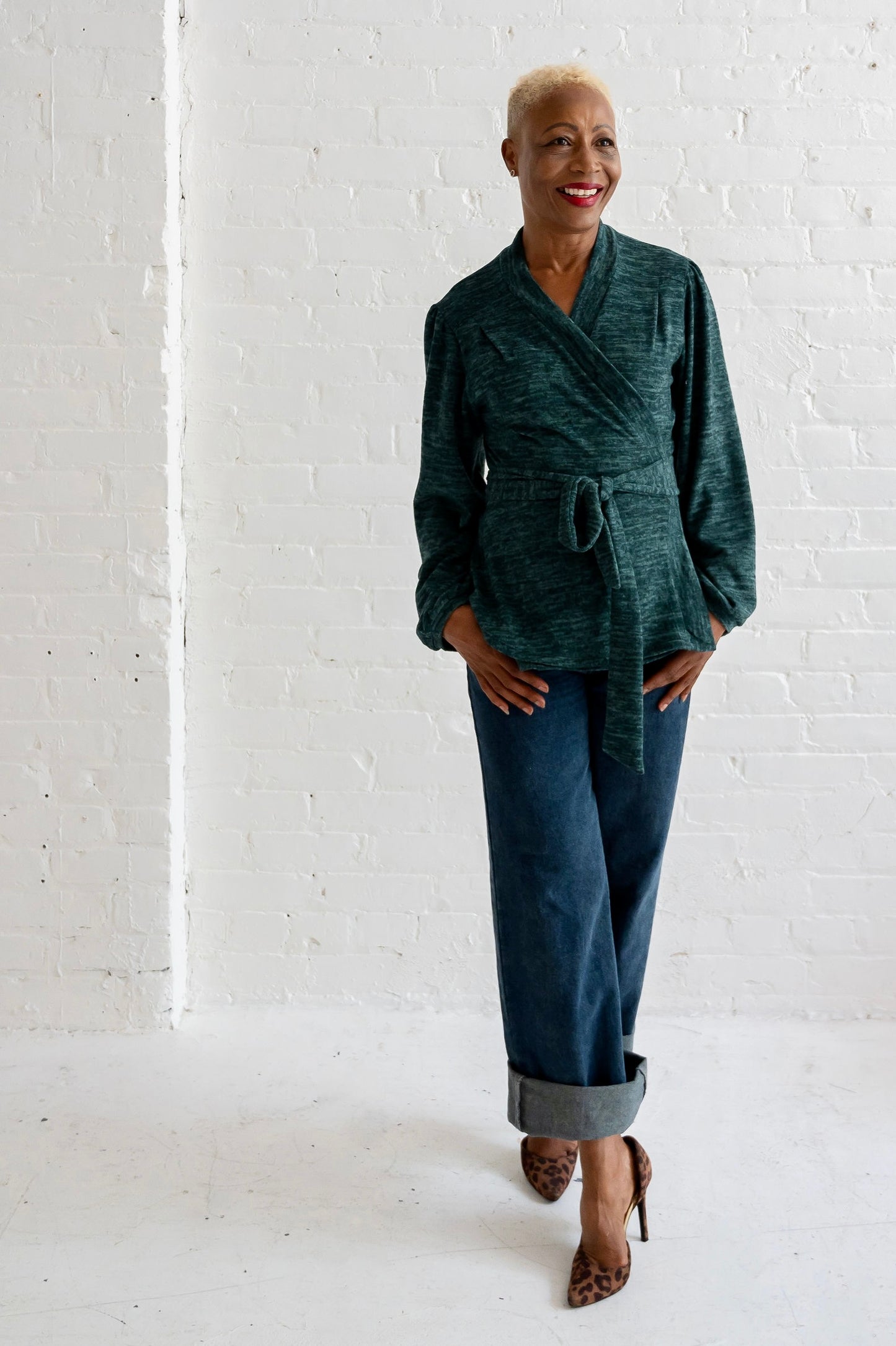 Hunter Green Sweater Wrap