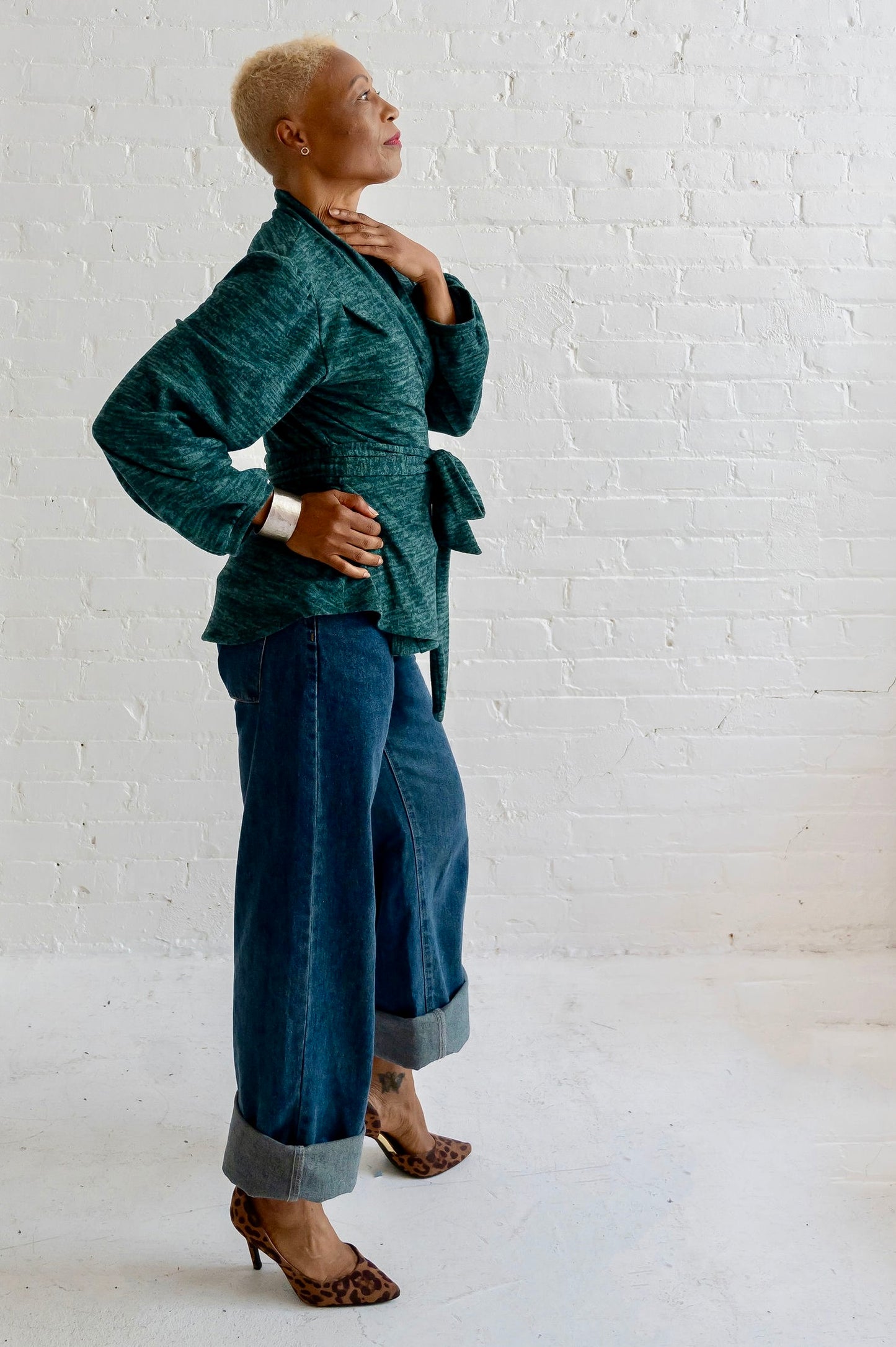 Hunter Green Sweater Wrap