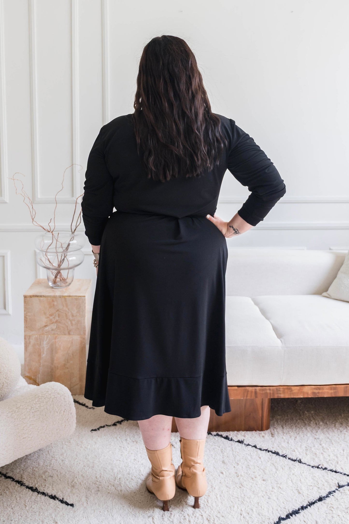 Black Wrap Dress
