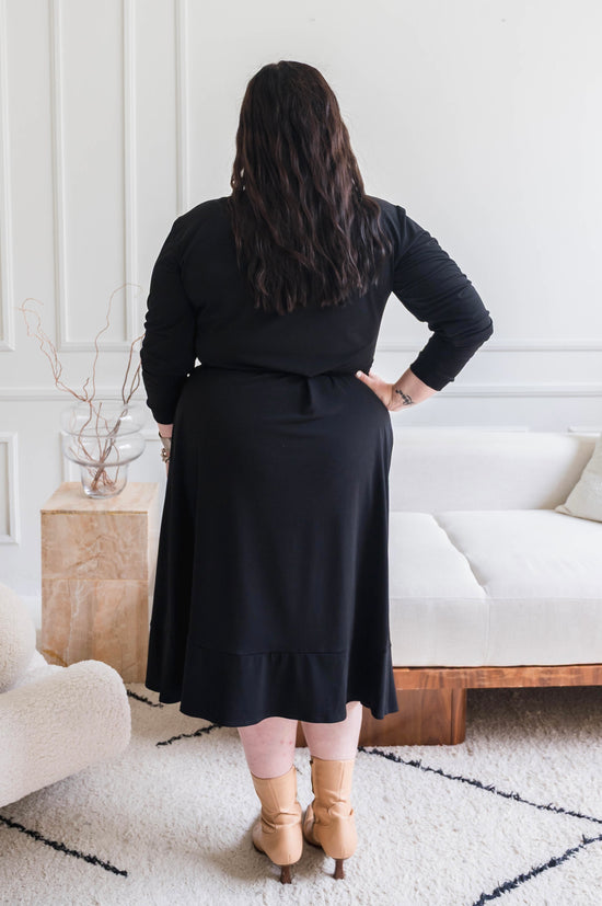 Black Wrap Dress