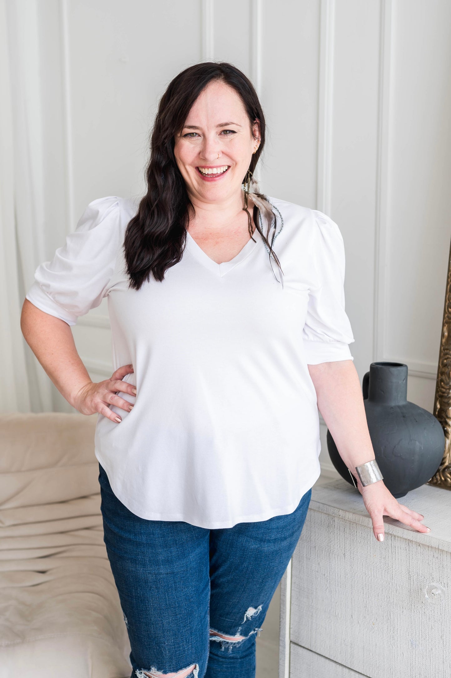 White Darling Tee