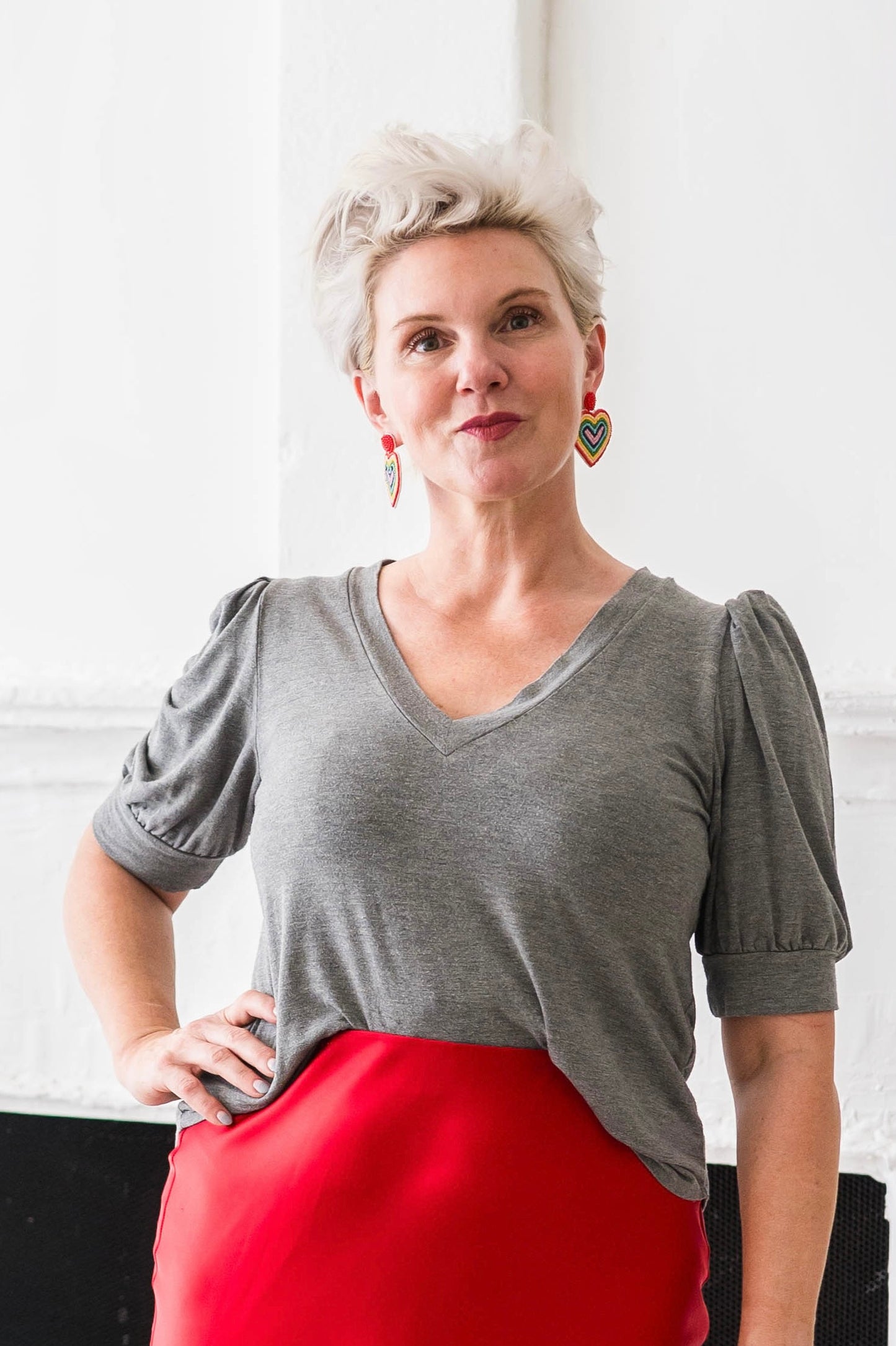 Heather Grey Darling Tee