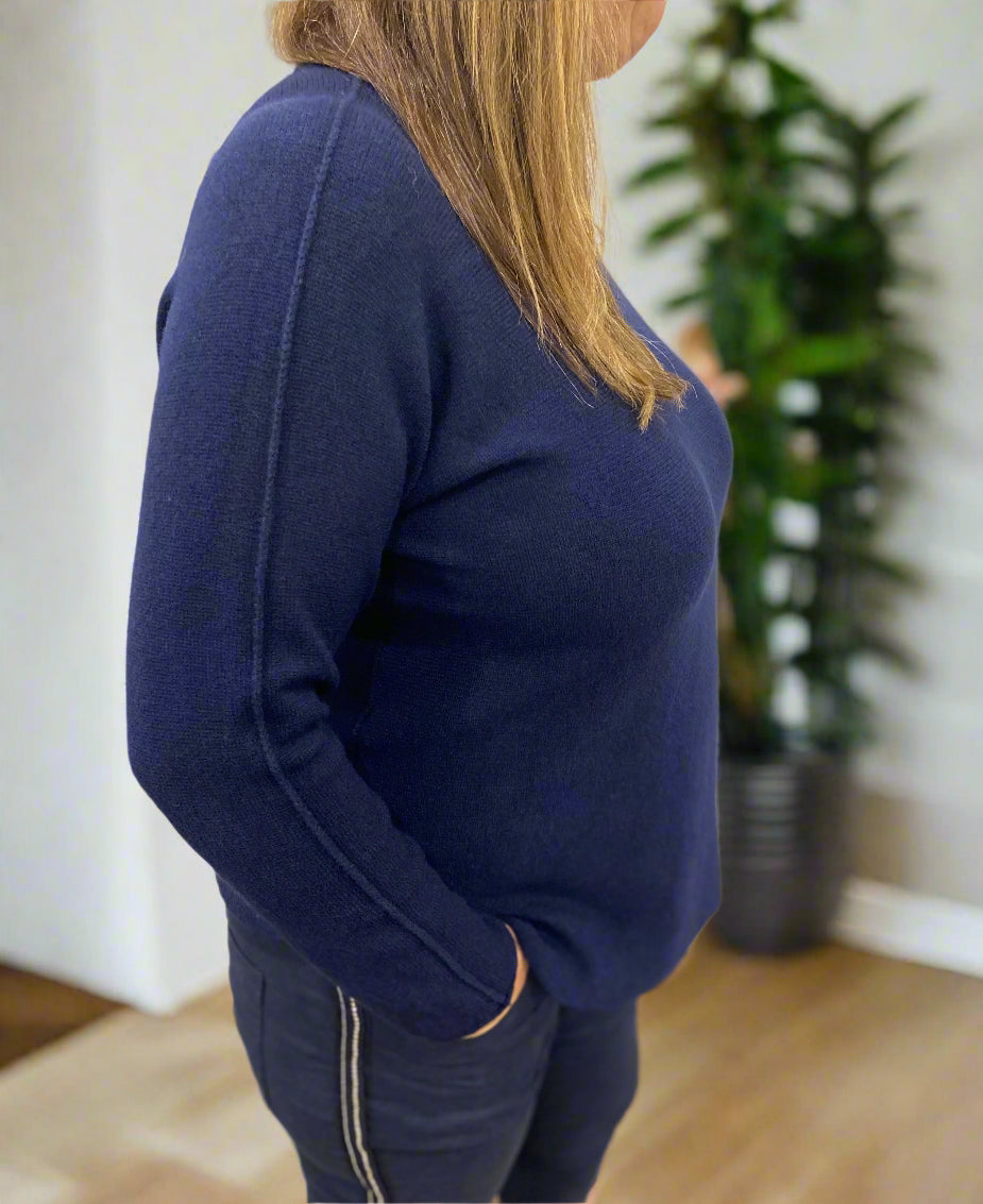 Navy Luxury Sweater