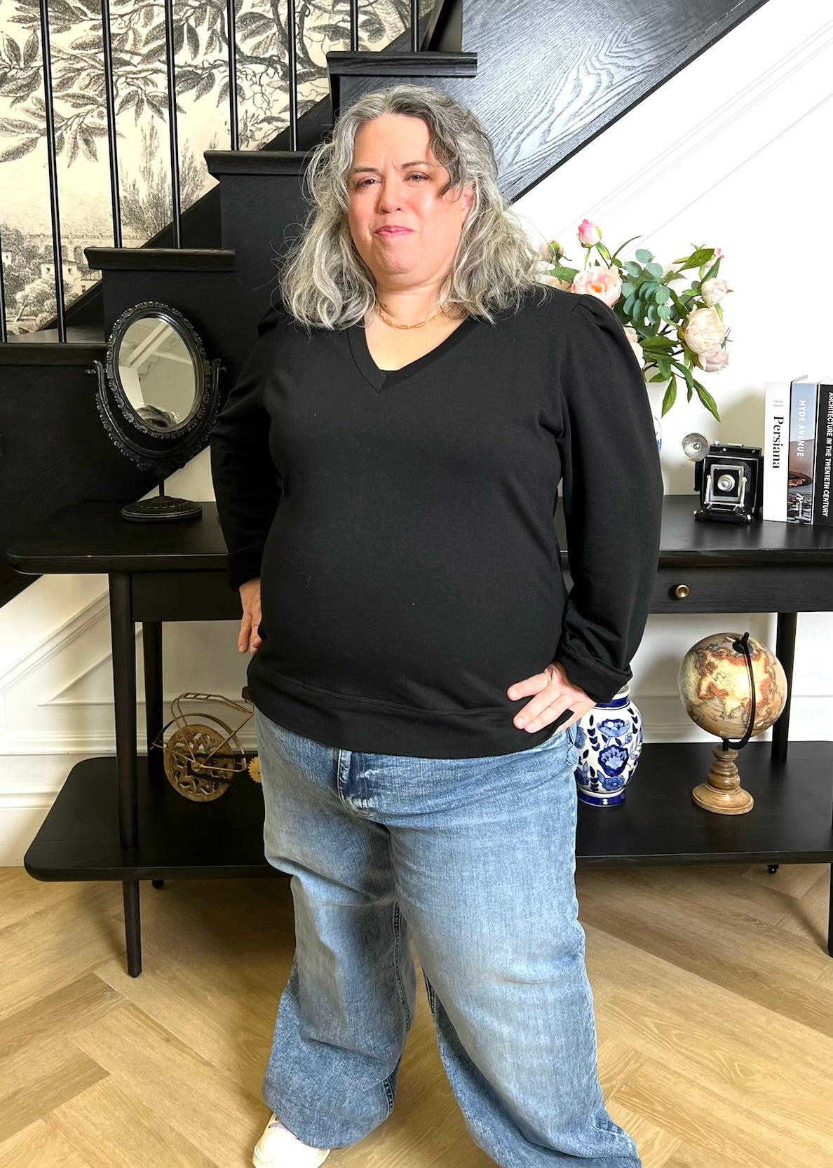 Black Sassy Sweatshirt