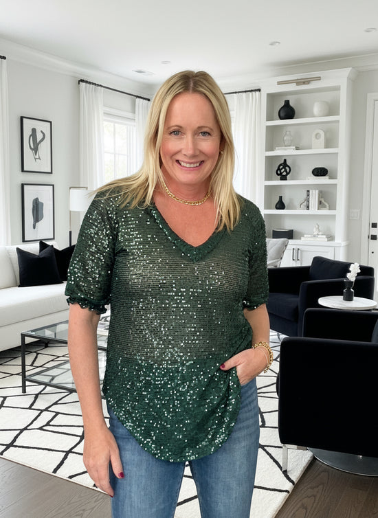 The Sylvi Sequin Tee