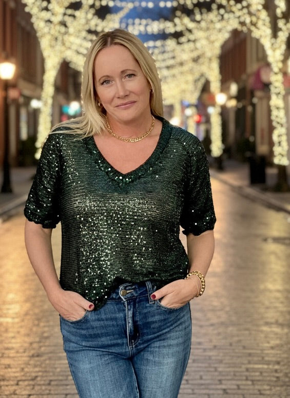 The Sylvi Sequin Tee - PRE-ORDER