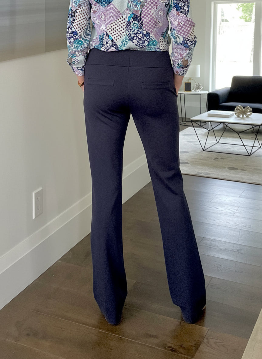 Navy Straight Leg Pants - PRE-ORDER the PANT DROP