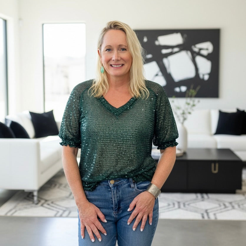 The Sylvi Sequin Tee