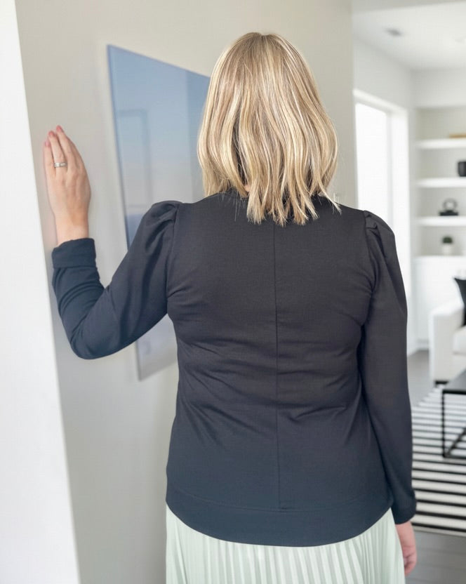 Black Sassy Sweatshirt