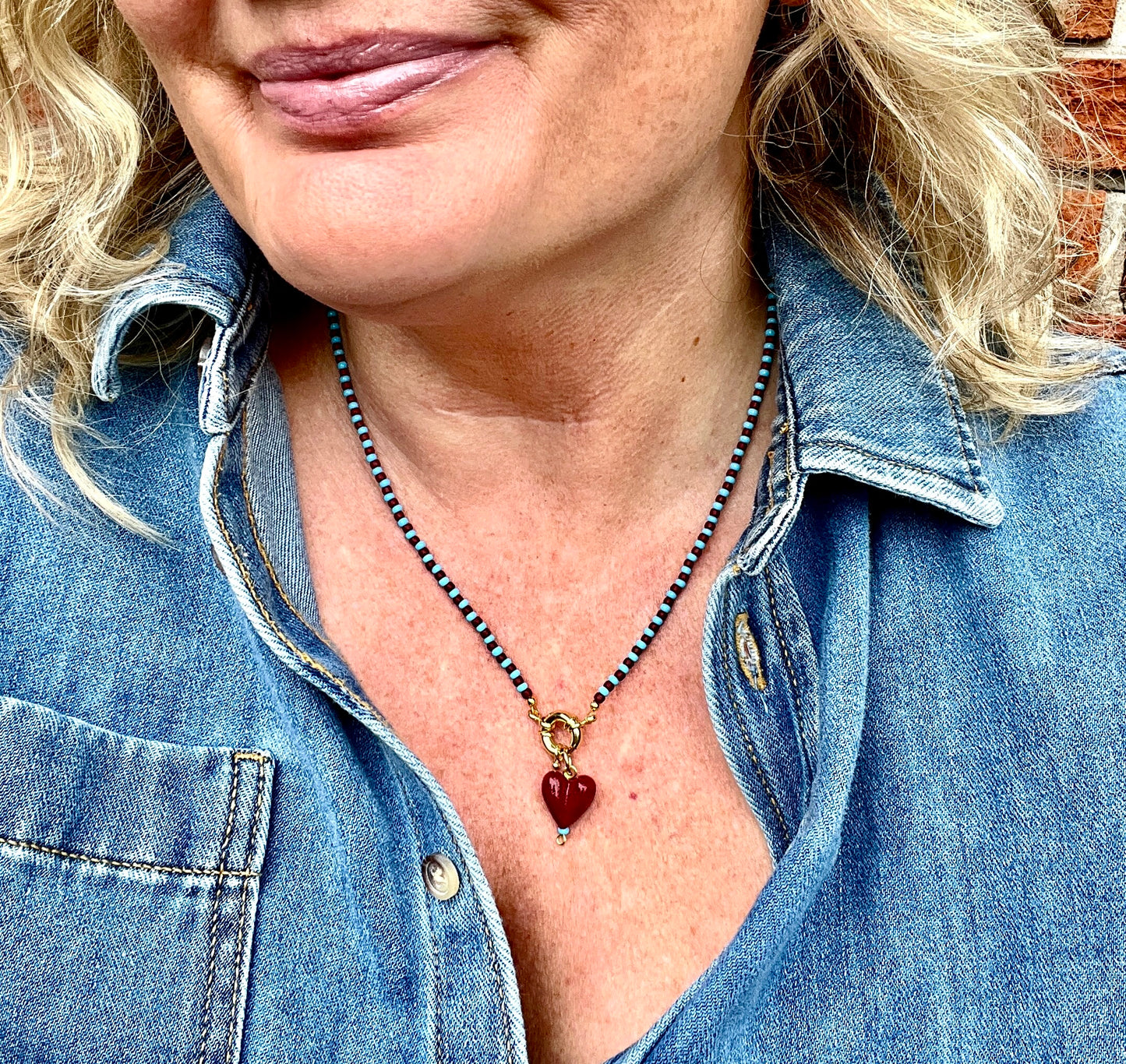 Wooden You Duck Necklace