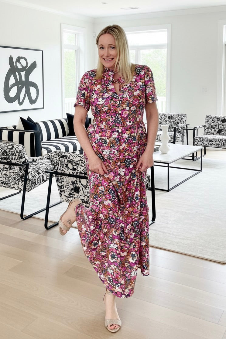 The Petal Print Dress
