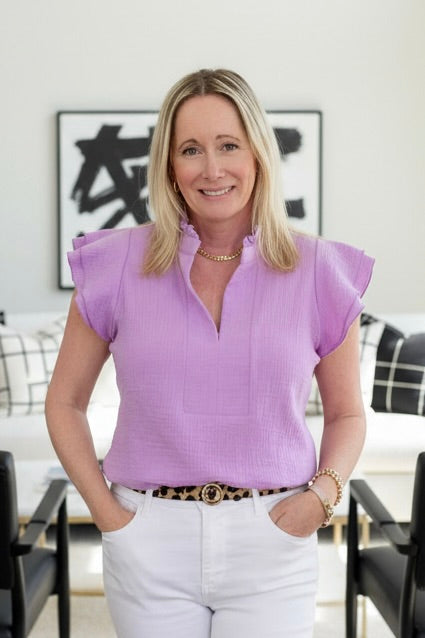Purple Cotton Blouse