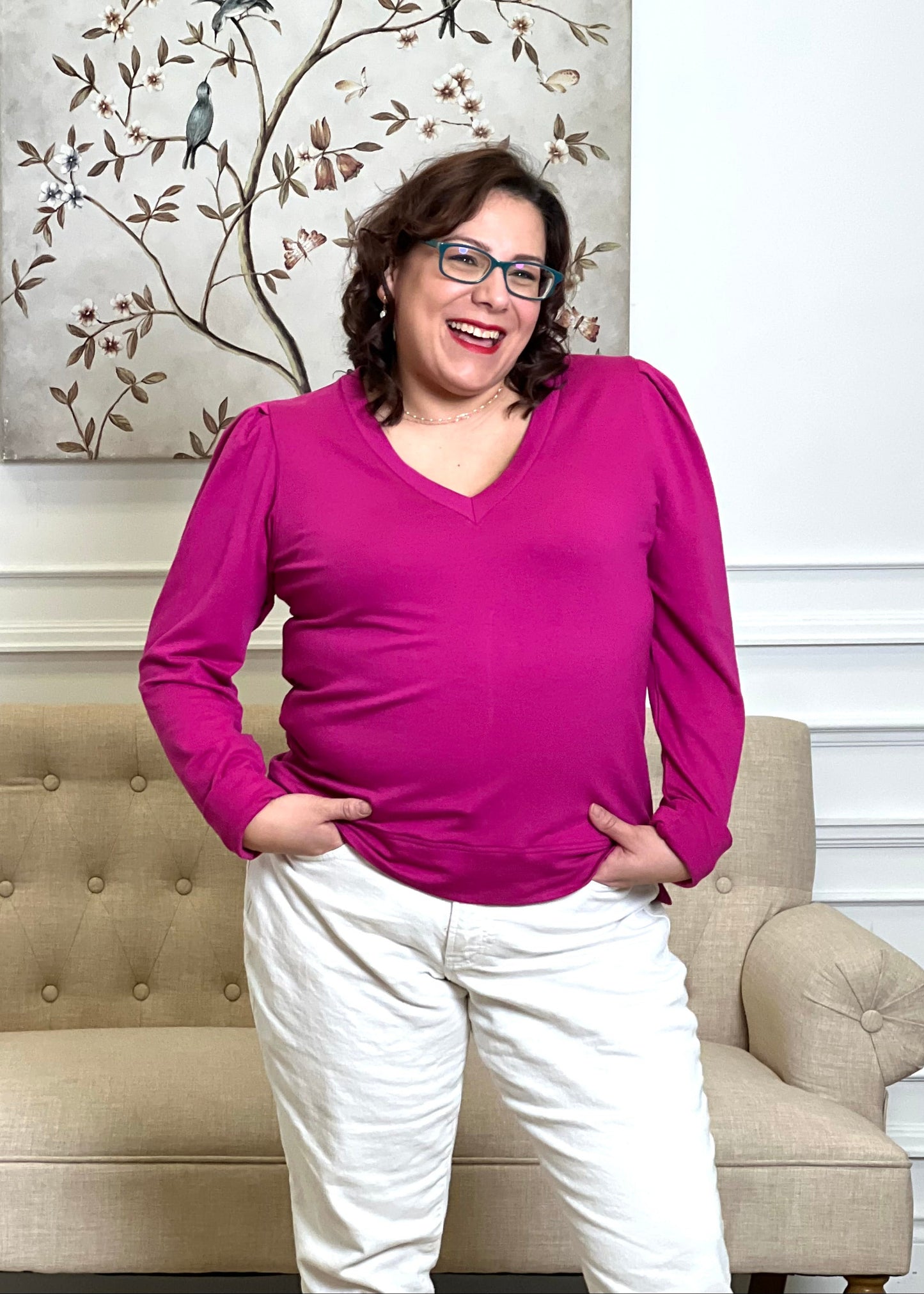 Hot Pink Sassy Sweatshirt