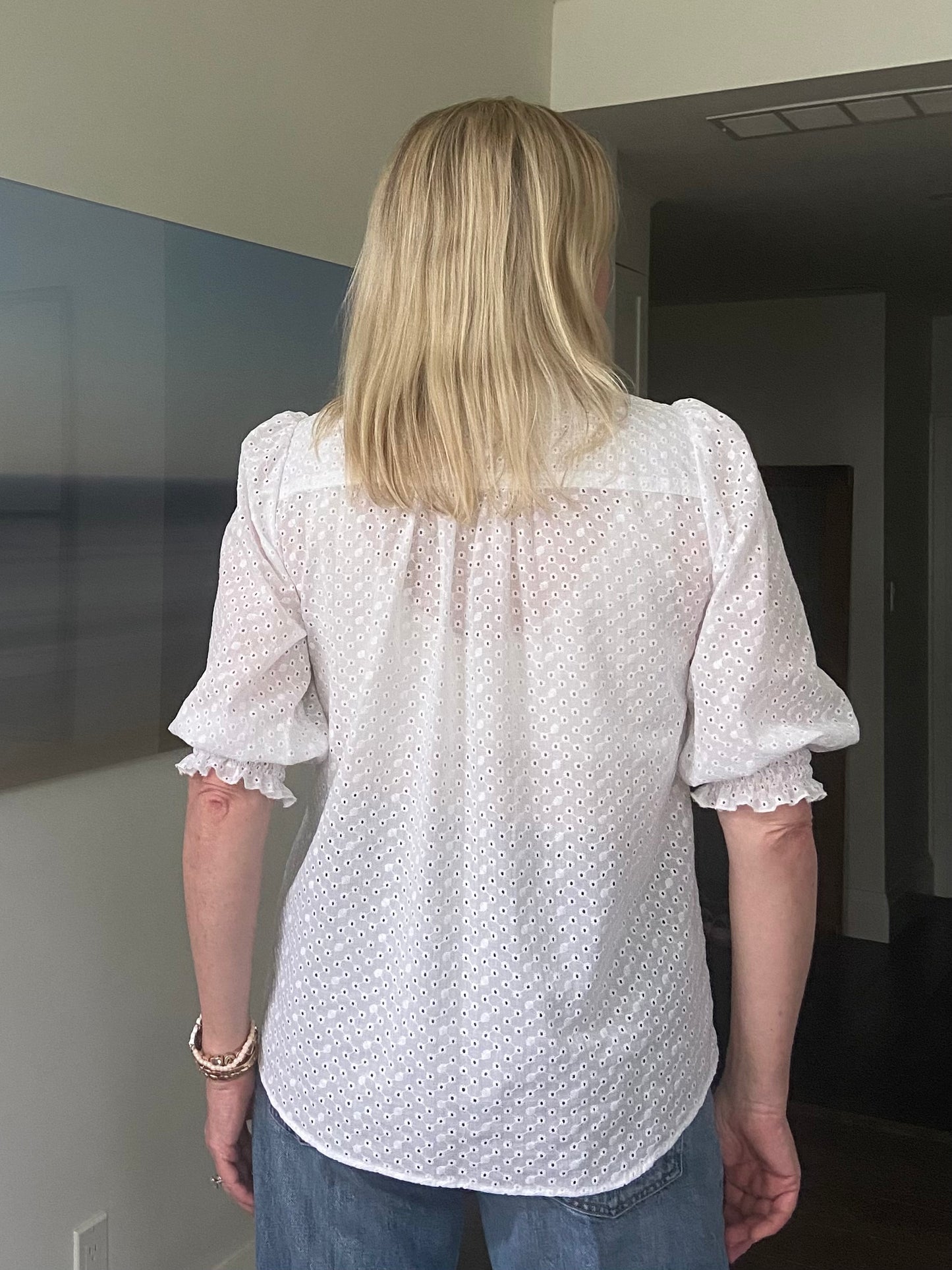 Eyelet Summer Blouse