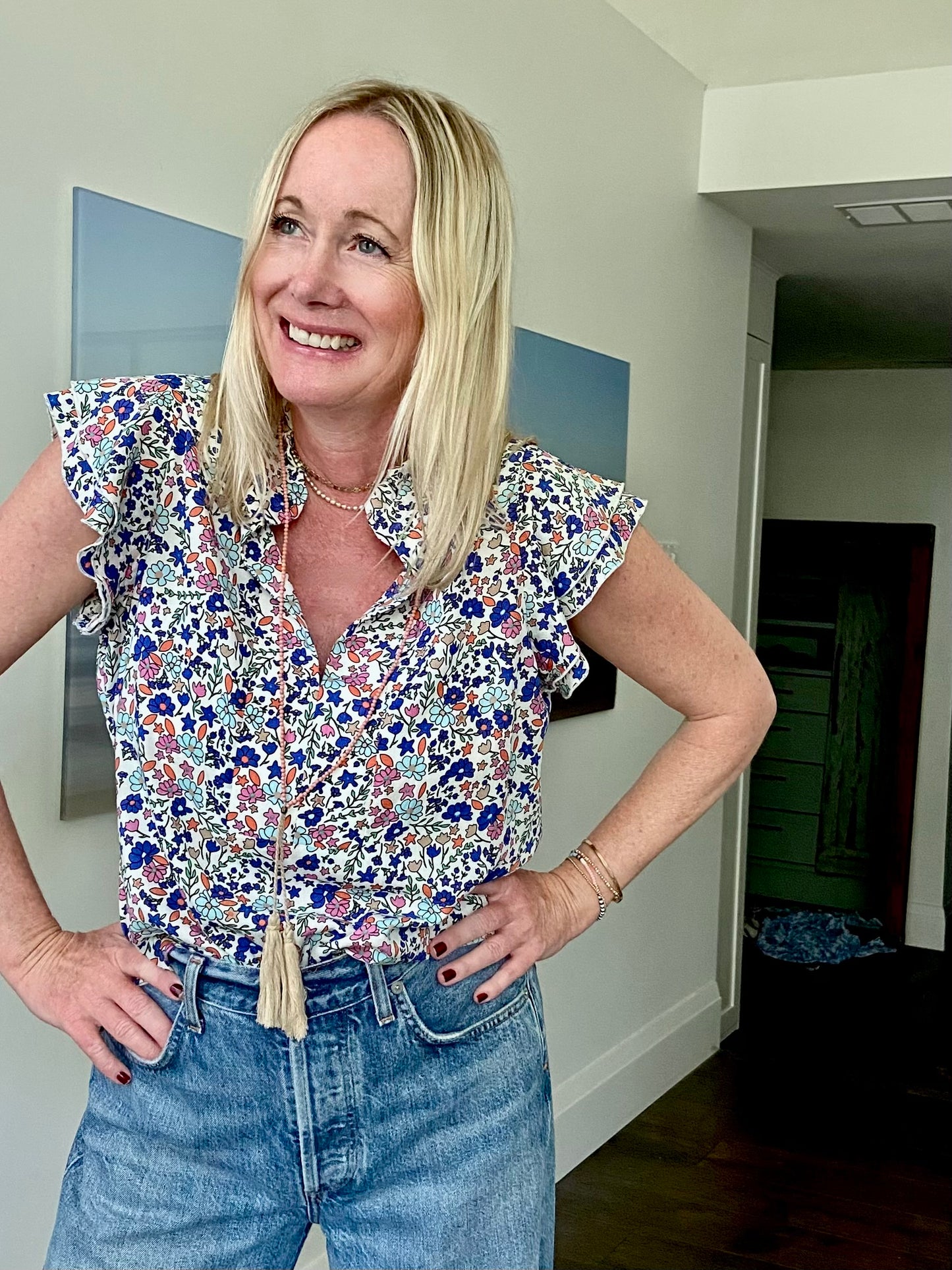 Bluebell Bloom Blouse - FIRST DIBS PRICE