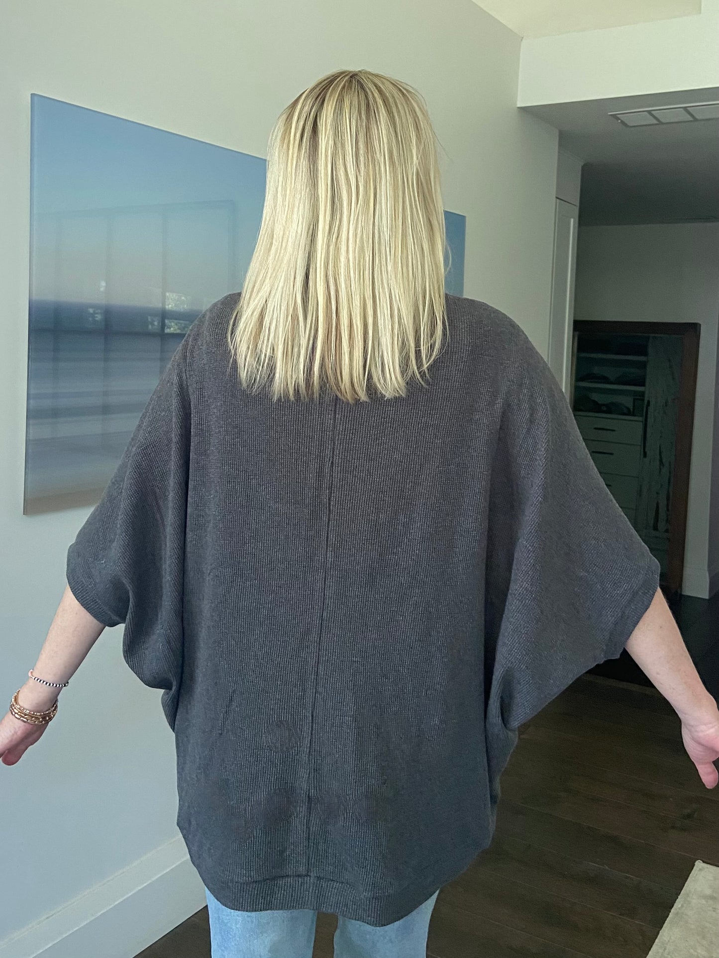 The Heather Black Shrug