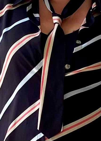 Diagonal Stripe Necktie