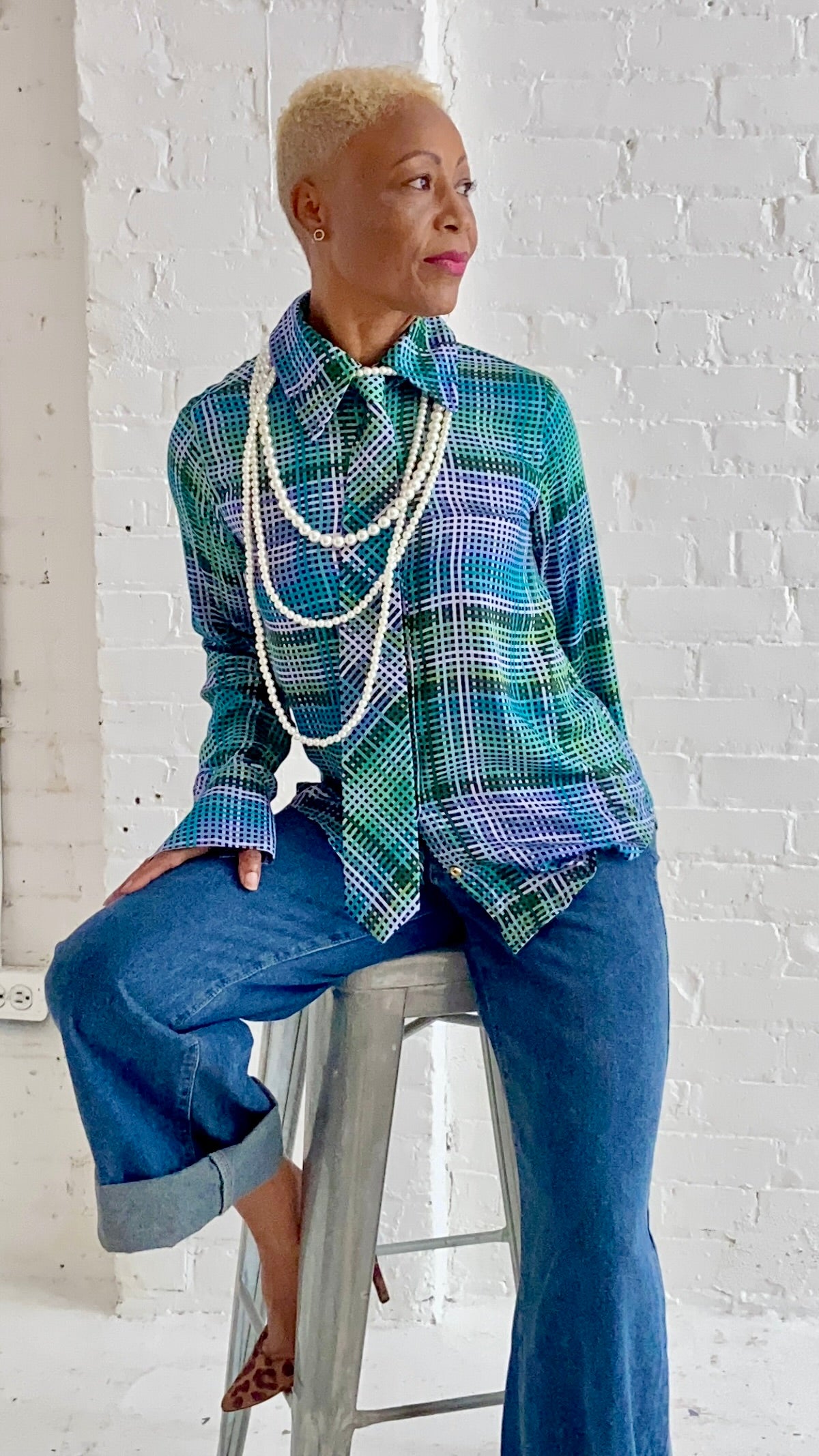 Retro Grid Shirt