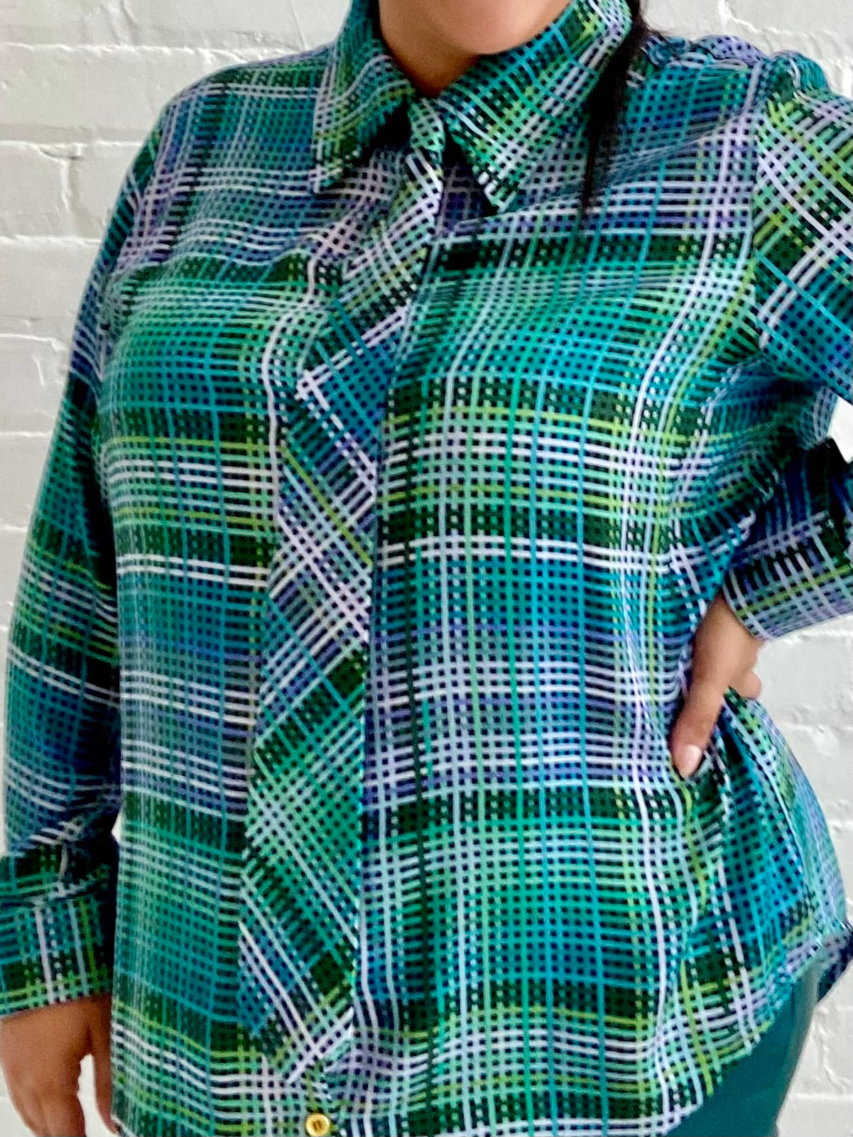 Retro Grid Necktie