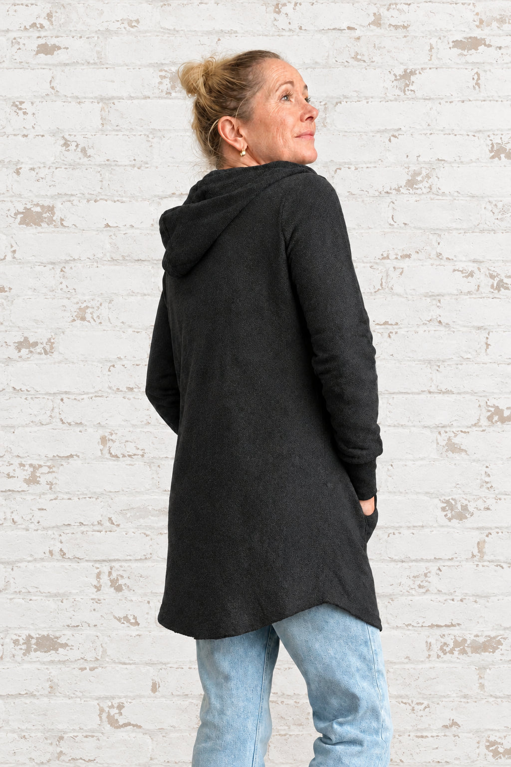 Black French Terry Tunic