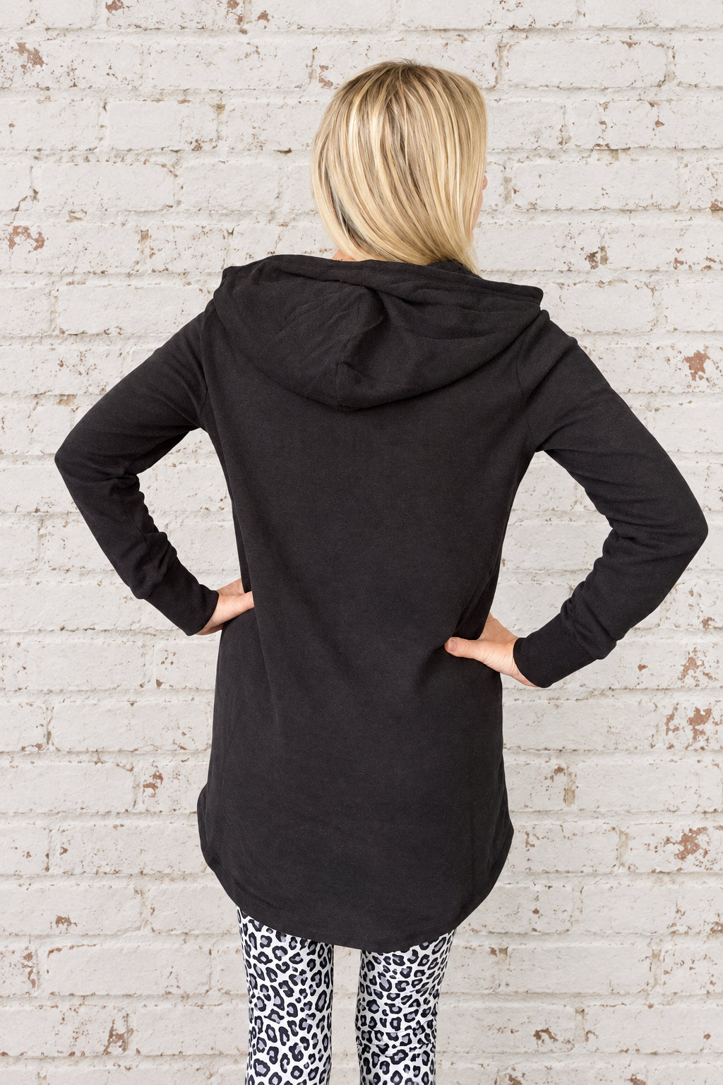 Black French Terry Tunic