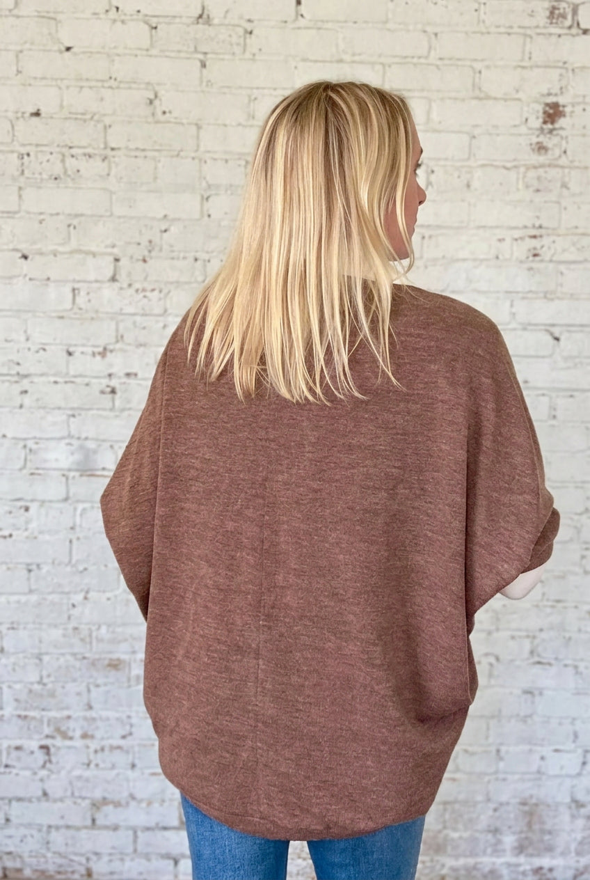 Mocha Darling Shrug