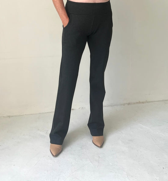 Black Straight Leg Pants - PRE-ORDER the PANT DROP