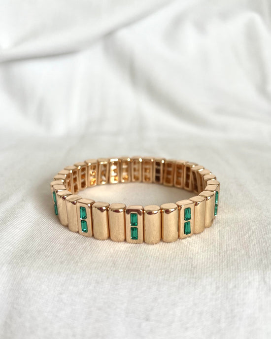 Emerald Bit Bracelet