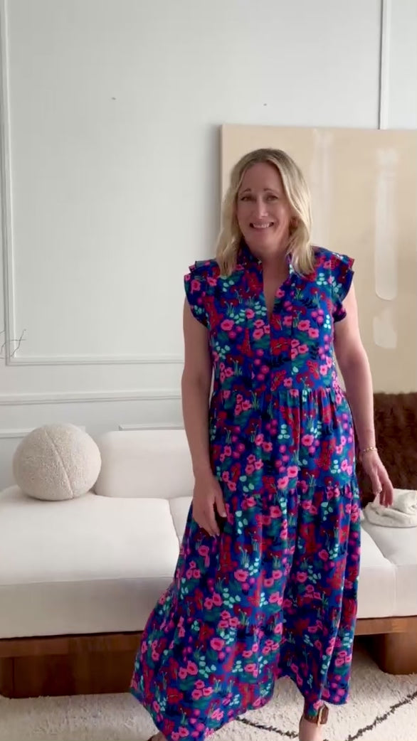 Load and play video in Gallery viewer, Floral Maxi Dress - PRE-SHOP
