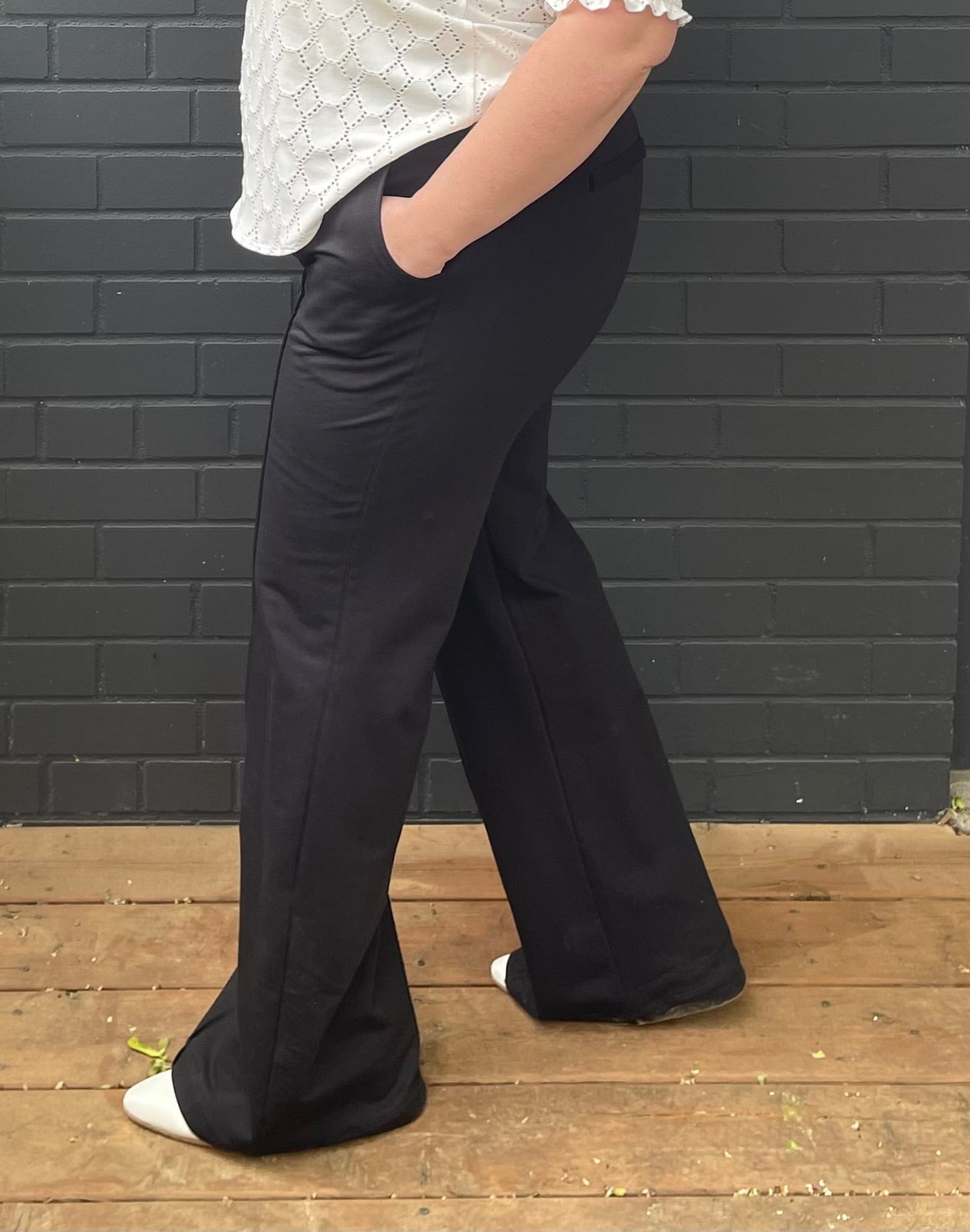 Pintucked Flares - Dotty